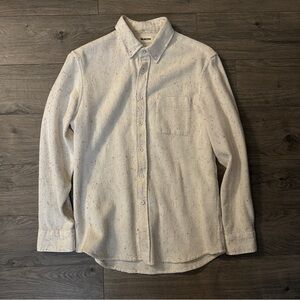 Taylor Stitch Speckled Cream Button Down Shirt